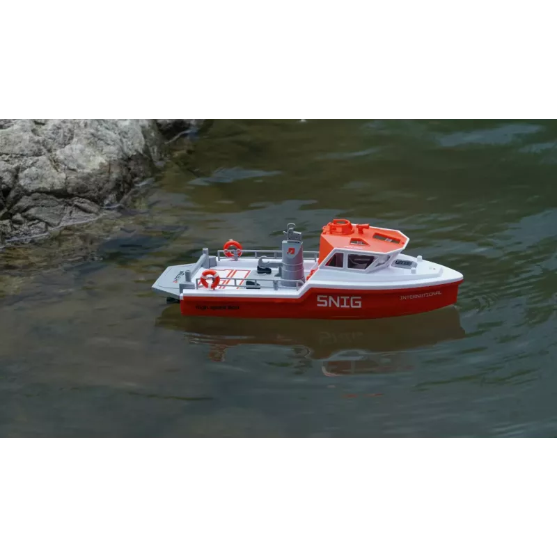 Amewi záchranný čln brushless prúdový pohon 320mm RTR biela/oranžová (26116)