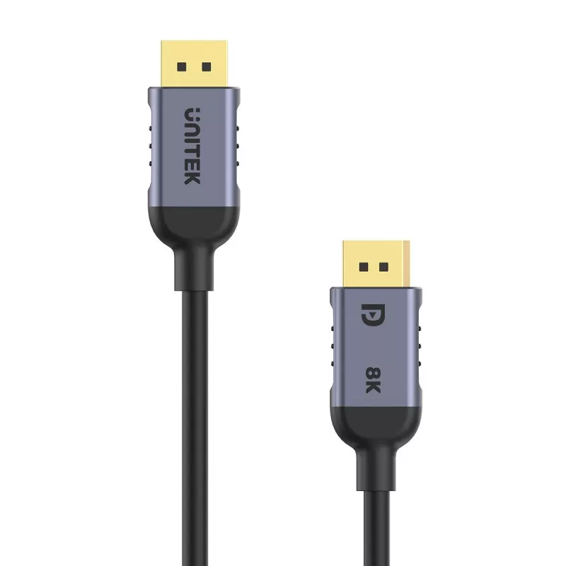 UNITEK C1628GY01-1M DisplayPort kábel čierny, sivý