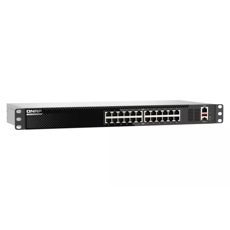 QNAP QSW-M3224-24T sieťový switch Managed L3 10G Ethernet (100/1000/10000) 1U čierna, strieborná