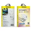 Napájací zdroj Awei PD81T-EU 22,5W s USB káblom a USB-C, biely, GaN