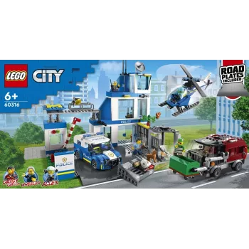 LEGO City 60316 policajná stanica