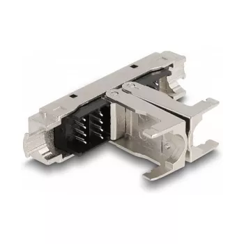 DeLOCK RJ45 spojka LSA na LSA Cat.6A bez nástroja čierna