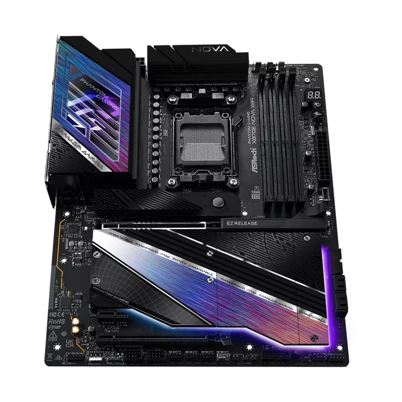 Základná doska ASRock X870 NOVA WIFI – AMD X870, socket AM5, ATX, 4× DIMM DDR5, 256 GB, Wi-Fi 7, 2,5 GbE