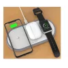 3-in-1 bezdrôtová nabíjačka Devia V4 10W — pre smartphone, Apple Watch, slúchadlá