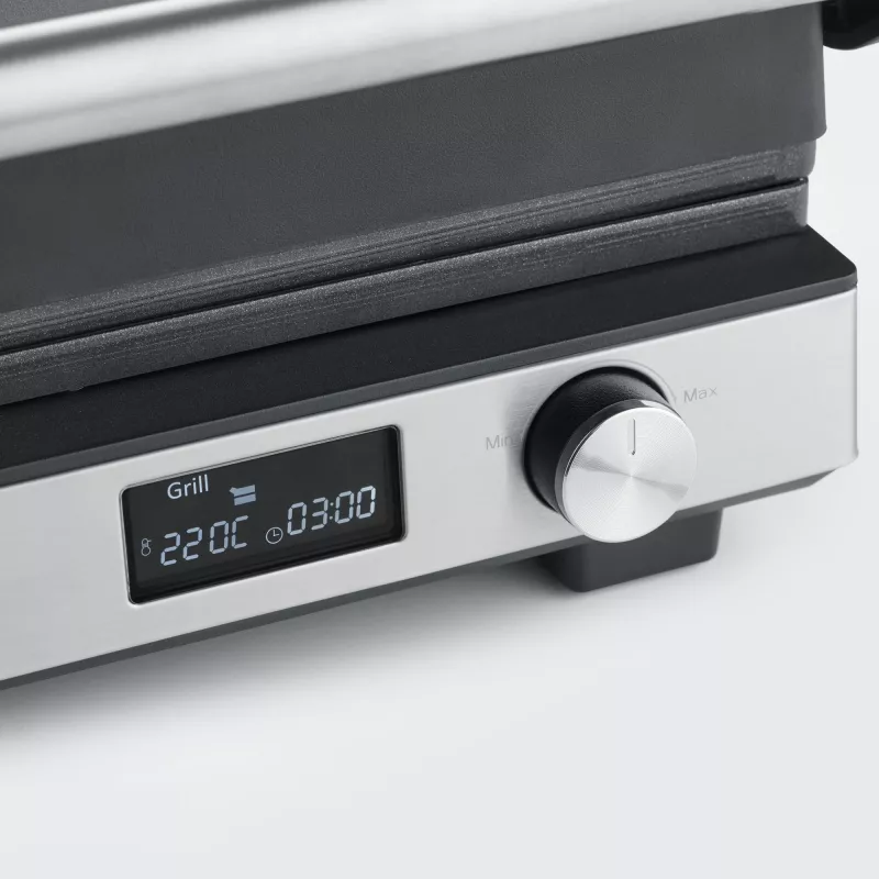 Kontaktný gril Severin KG 2380 čierny strieborný 2000W nerez