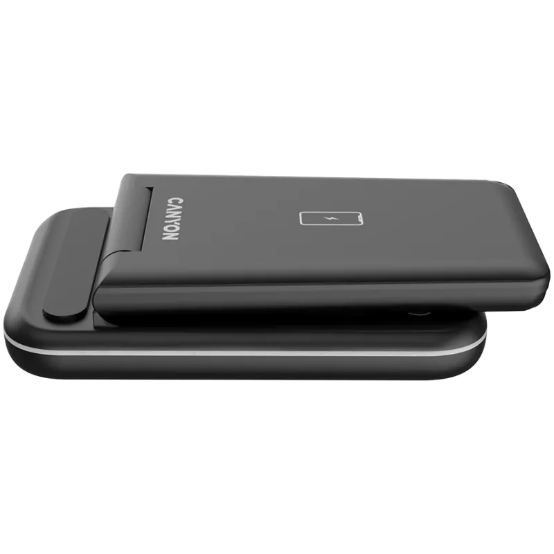 CANYON bezdrôtová nabíjačka WS-304 15W 3in1 čierna