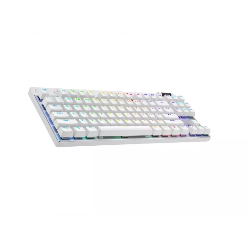 Logitech G PRO X TKL klávesnica gaming RF Wireless + Bluetooth QWERTY US International biela