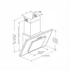 AKPO WK-4 Schwarz 2.0 60 GRAY/ Schwarz GLASS T300 Linear LED/Controller digestor