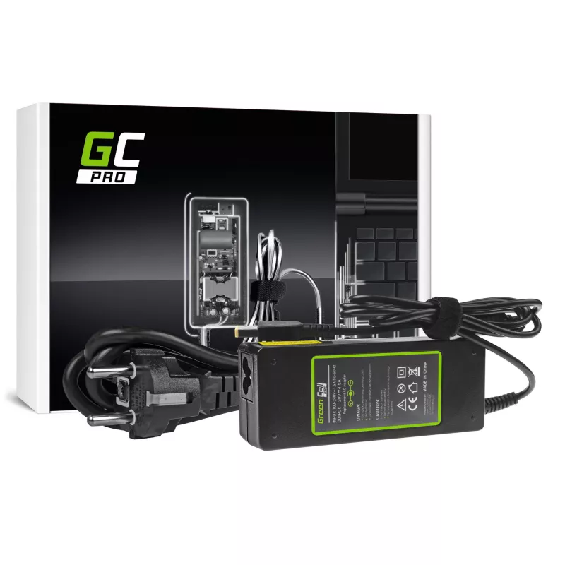 Napájací zdroj Green Cell AD39AP 90W AC-DC 20V 4,5A pre Lenovo (interiérový) čierny