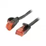 Patch kábel RJ45 – CAT6 250 MHz – 2 m čierny – UTP (U/UTP) – PVC – plochý – Synergy 21 –