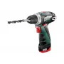 Vŕtačka s pištoľovou rukoväťou Metabo POWERMAXX BS BASIC 1400 ot/min, 800 g, rýchloupínacie skľučovadlo