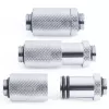 Alphacool ES D-Plug 31,5 mm, vonkajší závit G1/4 – vonkajší závit G1/4, chróm