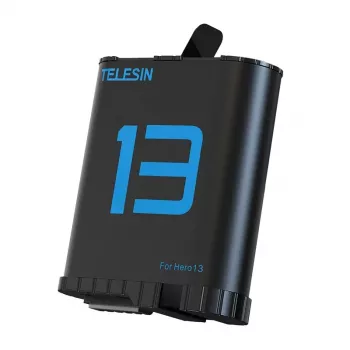 Telesin náhradná batéria pre GoPro Hero 13 — nabíjateľná Li-Ion batéria kompatibilná s Hero 13