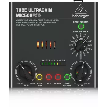 Behringer MIC500USB audio predzosilňovač