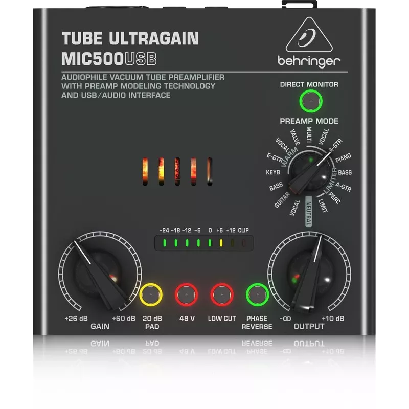 Behringer MIC500USB audio predzosilňovač