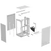 SSUPD Meshlicious Full Mesh PCIE 4.0 Edition Mini-ITX skriňa - biela
