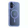 Puzdro na telefón Torras Guardian Magnetic Series pre iPhone 16, modré, magneticky kompatibilné, tenký profil