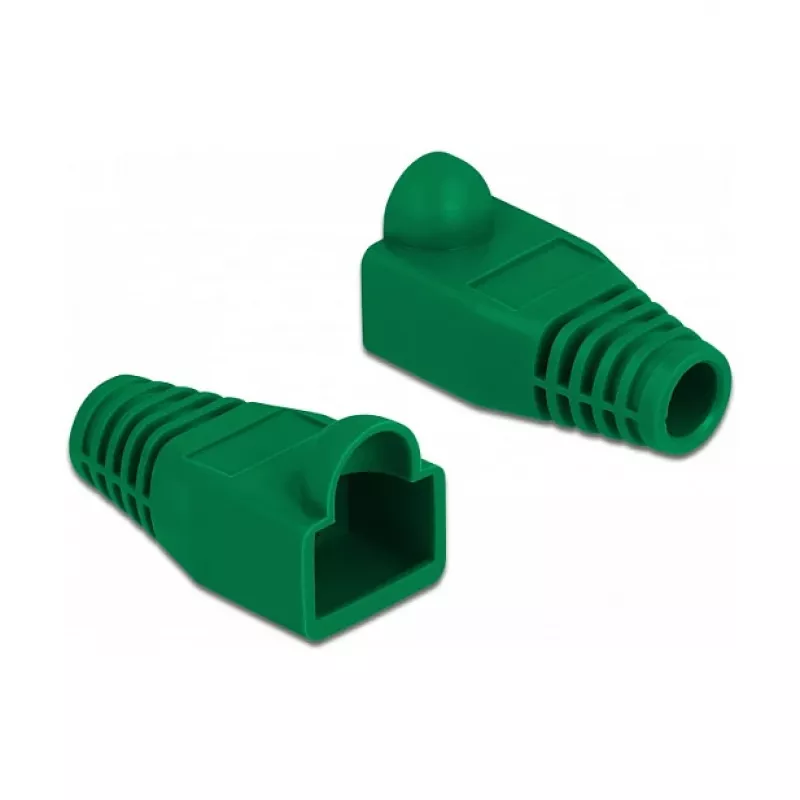Odľahčenie ťahu pre RJ45 konektor DeLOCK 86726 zelené 20 kusov