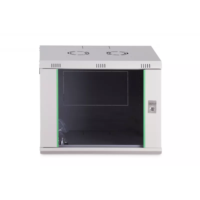 Nástenný 9U rack DIGITUS Dynamic-N DN-37104, 600 x 450 mm, IP20, zámok na kľúč, nezmontovaný