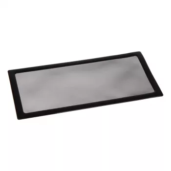 Protiprachový filter DEMCiflex 0305 — 120×250 mm, čierna/sivá