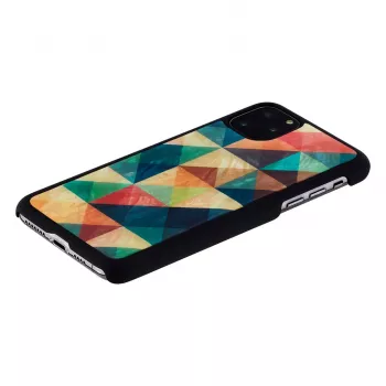 Puzdro na smartfón iKins pre iPhone 11 Pro Max — Mosaic čierne ochranné puzdro