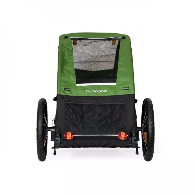 Prepravná klietka pre psa BURLEY Tail Wagon BU-947108 — mäkká prepravná klietka pre psa, čierna/zelená