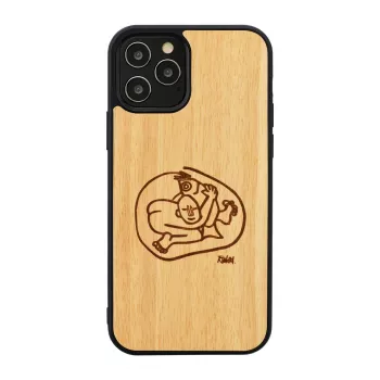 Puzdro na telefón man and wood pre iPhone 12 Pro Max — dizajn 'Kind Fisch'