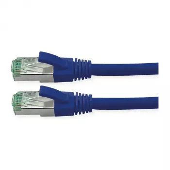 ROLINE RM patch kábel Cat.6A S/FTP (PiMF), modrý, 3 m