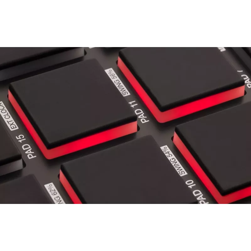 Audio Mixer Akai MPD218 čierny 16 padov USB MIDI Controller