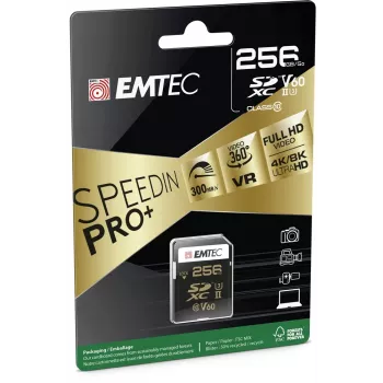 Pamäťová karta Emtec 256GB SDXC UHS-II ECMSD256GUHS2V60