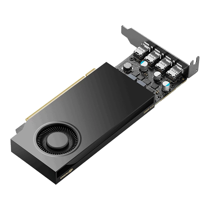 PNY NVIDIA RTX A1000 - grafické karty - RTX A1000 - 8GB GDDR6 - PCIe 4.0 x8 Low-Profile - 4 x Mini DisplayPort (VCNRTXA1000-PL)