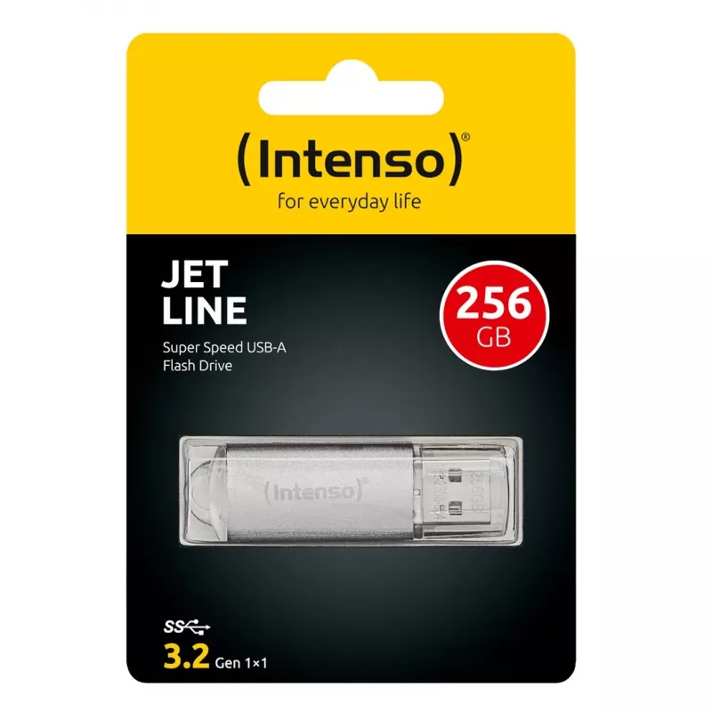 Intenso MEMORY DRIVE FLASH USB3.2/256GB 3541492 USB flash disk USB Type-A 3.2 Gen 1 (3.1 Gen 1) strieborná