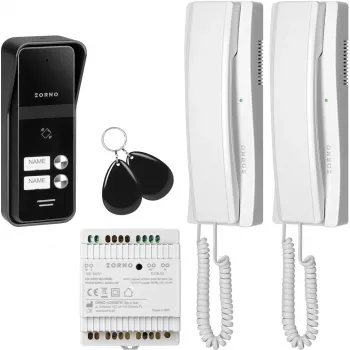 Interkom ORNO OR-DOM-BA-936ZD/W 2-vodičový/2-rodinný