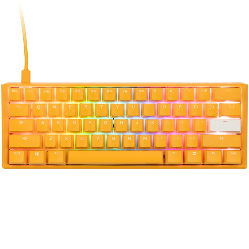 Ducky One 3 Yellow herná klávesnica RGB LED MX-Clear US