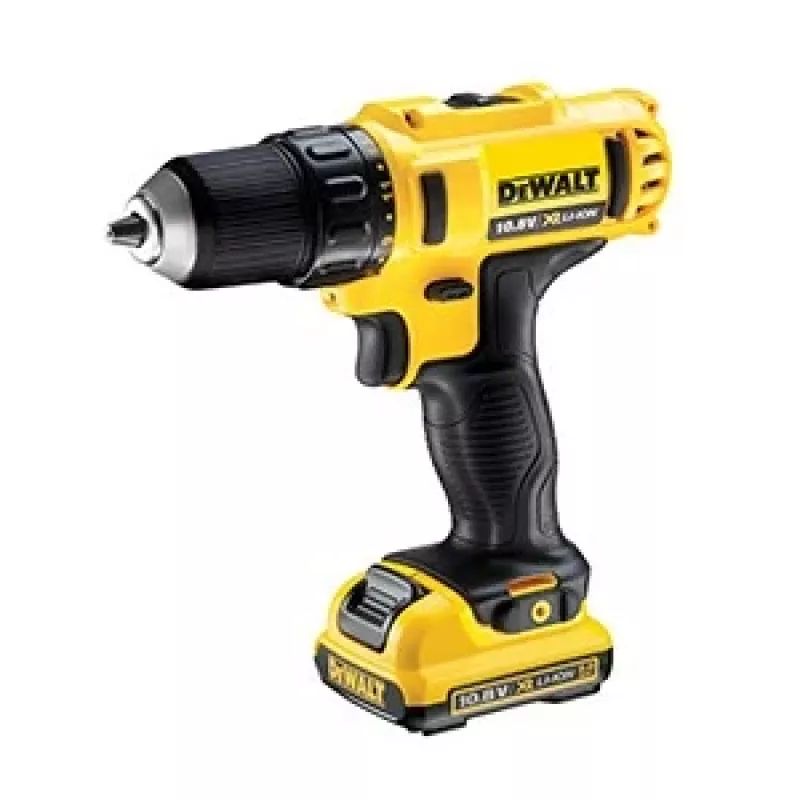 DeWALT DCD bezuhlíkový 10,8V akumulátorový vŕtací skrutkovač Li-Ion, Euro konektor