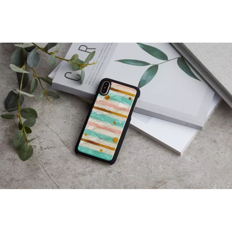 iKins Pop Mint puzdro na iPhone XS/X, čierne