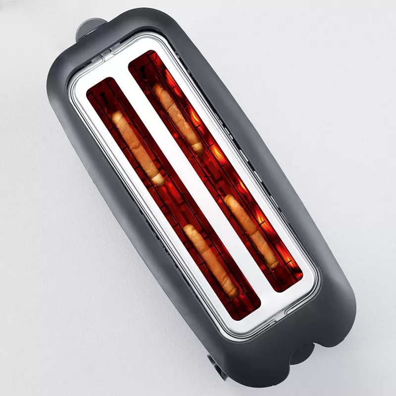 Severin toaster 4 plátky nehrdzavejúca oceľ AT 2509 (AT2509)