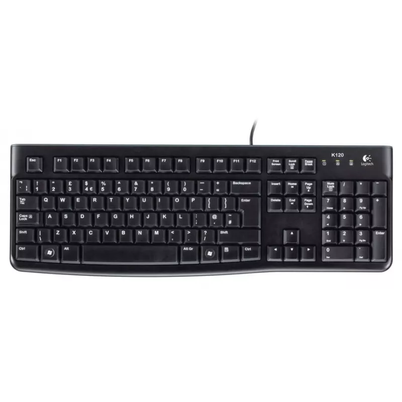 Klávesnica Logitech K120 káblová klávesnica