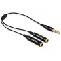 Audio kábel DeLOCK 65356 0,25 m 3,5 mm 2 x 3,5 mm čierny