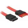 SATA kábel DeLOCK 83952 0,2 m SATA 7-pólový čierny červený