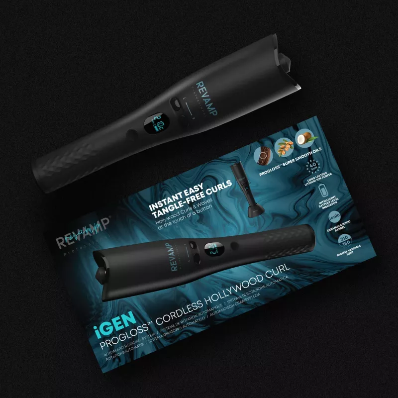 Revamp CL-2750-EU2 iGEN Cordless Progloss Hollywood Curl automatická kulma s rotačnou funkciou