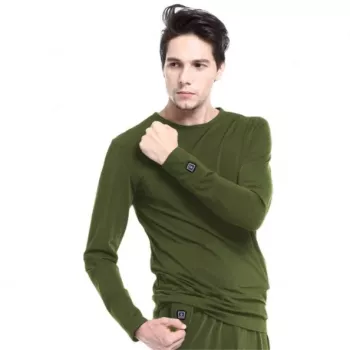 Blúzka Glovii GJ1CXL okrúhly výstrih dlhý rukáv elastan polyester