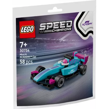 30734 Speed Champions F1 ACADEMY mini auto, stavebnica Polybag