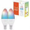 Hombli smart Light Bulb, 4,5W, E14, RGB, CCT, 1+1 promo balenie