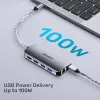 USB-C Hub Unitek D1122A01 s 2x HDMI 4K a 100W Power Delivery