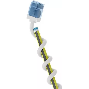 Sieťový kábel Goobay 74284 RJ-45 Cat6a 0,25 m biely