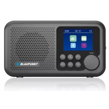 DAB+/FM rádio BLAUPUNKT DR8BK – digitálny rádiobudík s FM/DAB+, Bluetooth 5.3, 2 W, 1800 mAh, USB nabíjanie, čierny