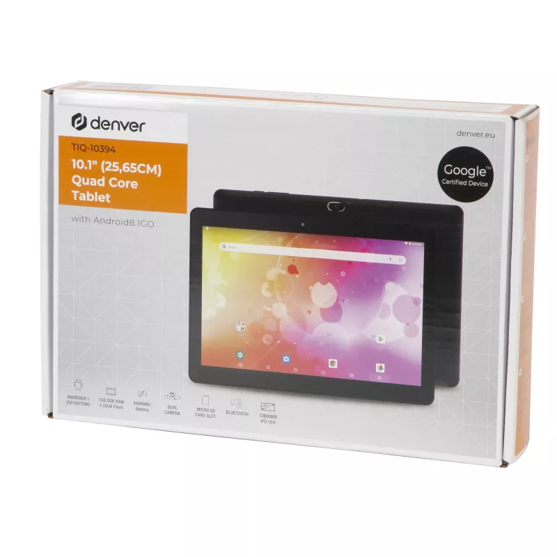 Tablet Denver TIQ-10394 10,1 palca 1,2 GHz 1 GB RAM 32 GB Android 8.1 Go
