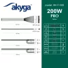 Akyga AK-I1-200 200 W Flex-ATX napájací zdroj, pasívne PFC, 40 mm ventilátor, sivá