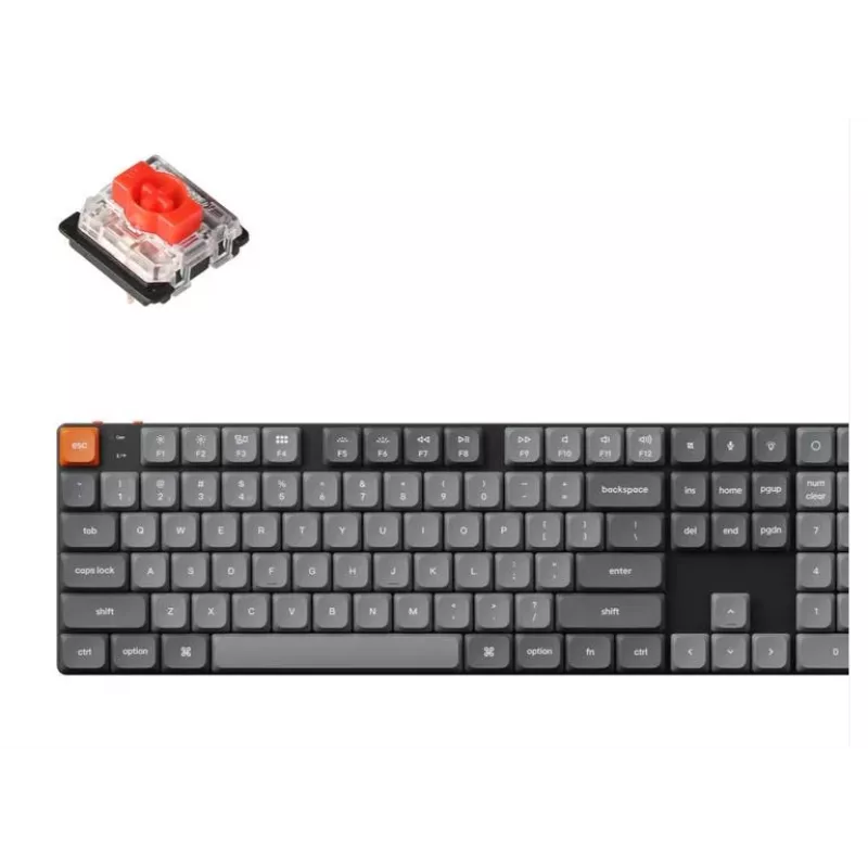 Bezdrôtová mechanická klávesnica Keychron K5 MAX čierna Low Profile